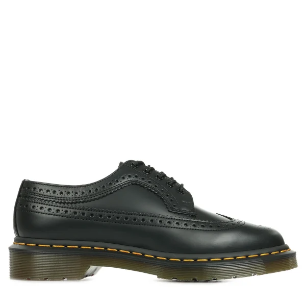 Dr. Martens3989 YS Wingtip Brogue Black Smooth soldes en ligne 1